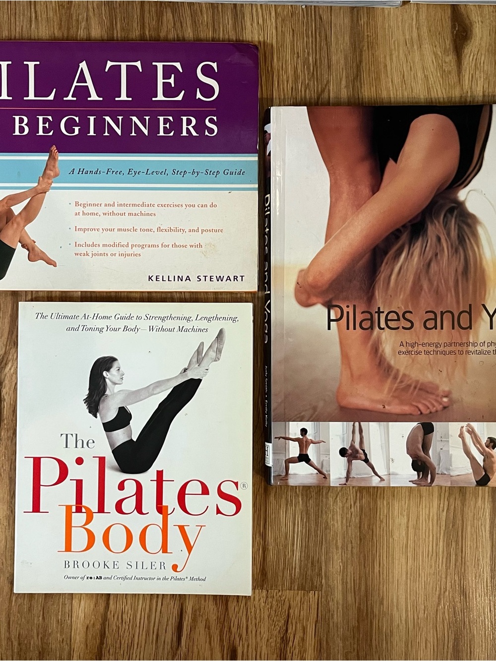Pilates Book Bundle - Set of 3 Paperback Pilates & Yoga Exercise Wellness Books